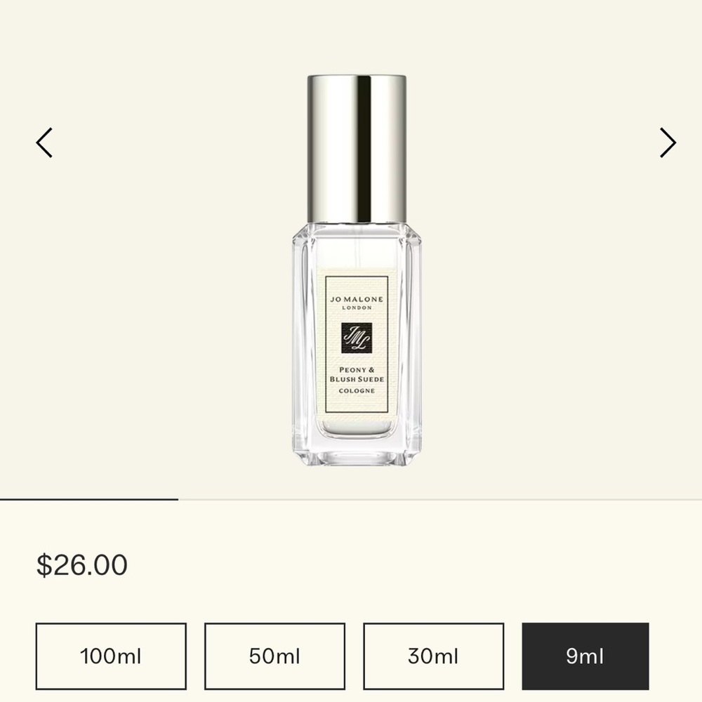 NEW Jo Malone Peony & Blush Suede 9ml - Picture 1 of 2